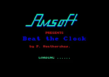 Beat The Clock (UK) (1985) [Amstrad Computer user] screen shot title